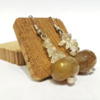 گوشواره سیترین